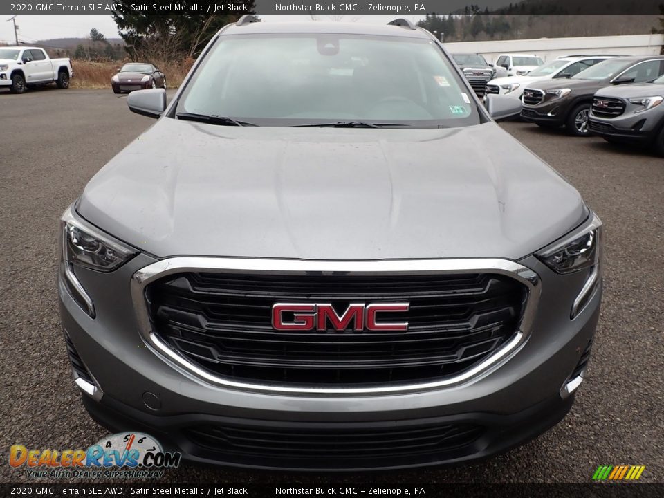 2020 GMC Terrain SLE AWD Satin Steel Metallic / Jet Black Photo #2