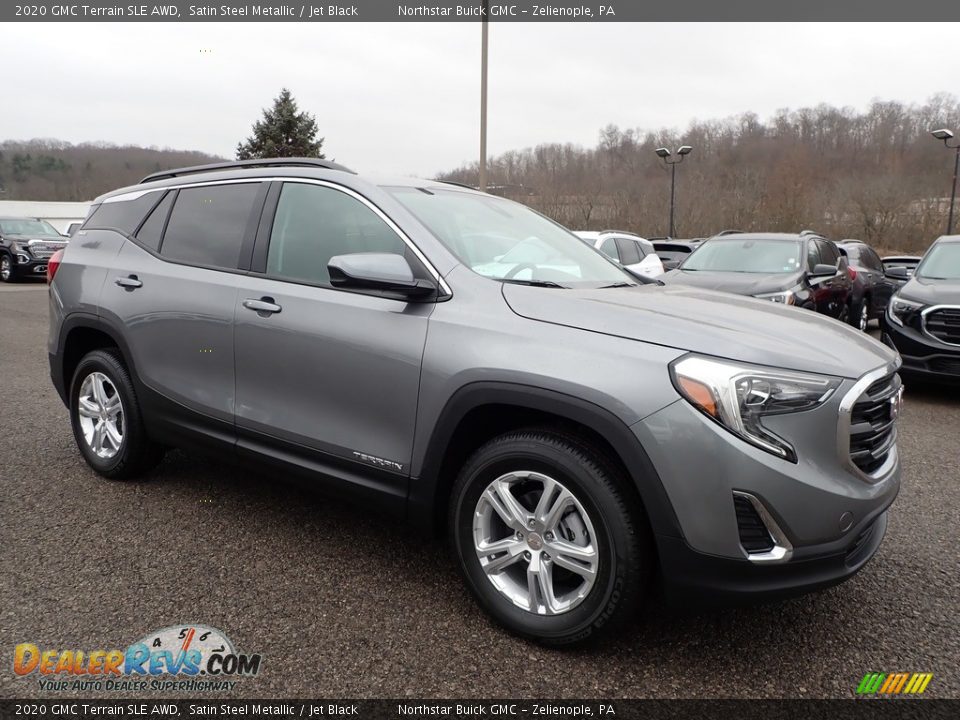 2020 GMC Terrain SLE AWD Satin Steel Metallic / Jet Black Photo #3