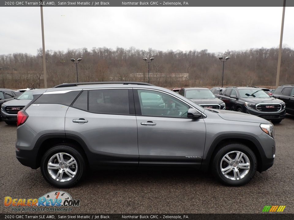 2020 GMC Terrain SLE AWD Satin Steel Metallic / Jet Black Photo #4