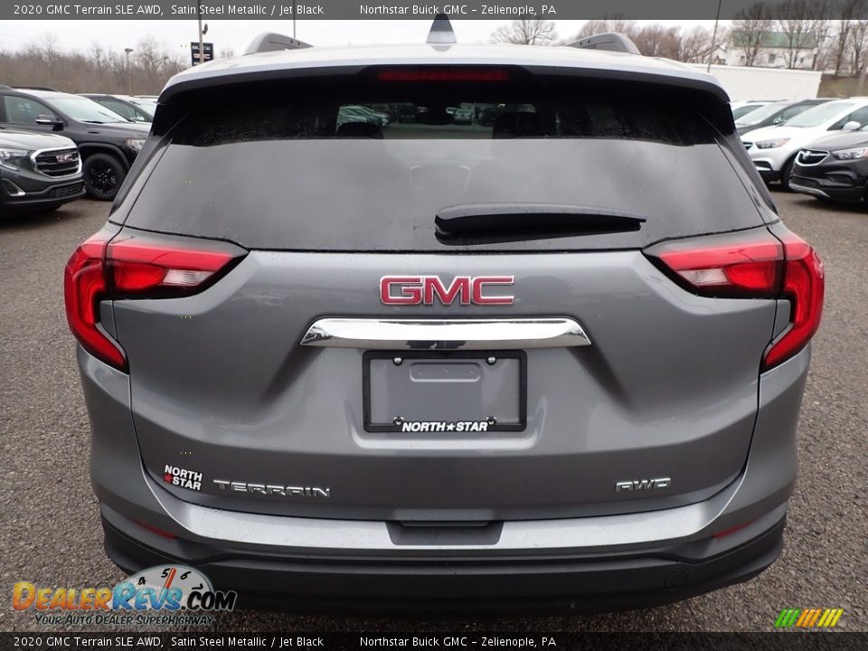 2020 GMC Terrain SLE AWD Satin Steel Metallic / Jet Black Photo #6