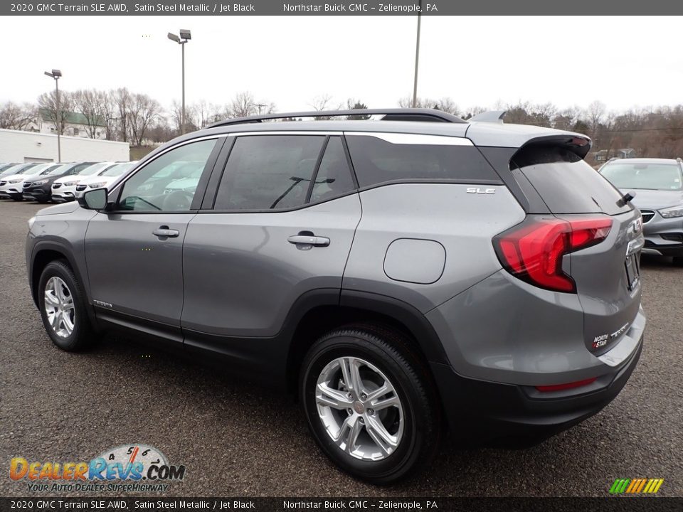 2020 GMC Terrain SLE AWD Satin Steel Metallic / Jet Black Photo #8