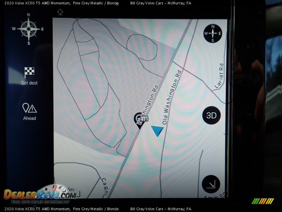 2020 Volvo XC60 T5 AWD Momentum Pine Grey Metallic / Blonde Photo #13