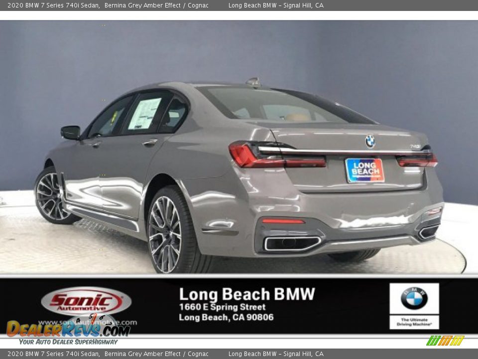 2020 BMW 7 Series 740i Sedan Bernina Grey Amber Effect / Cognac Photo #2