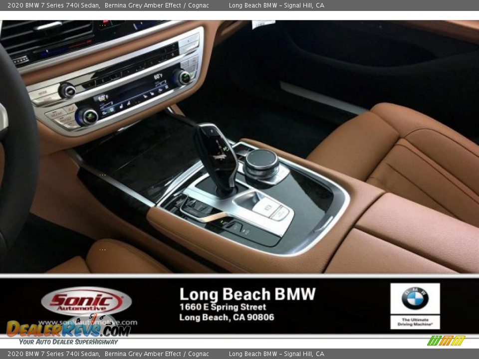 2020 BMW 7 Series 740i Sedan Bernina Grey Amber Effect / Cognac Photo #6