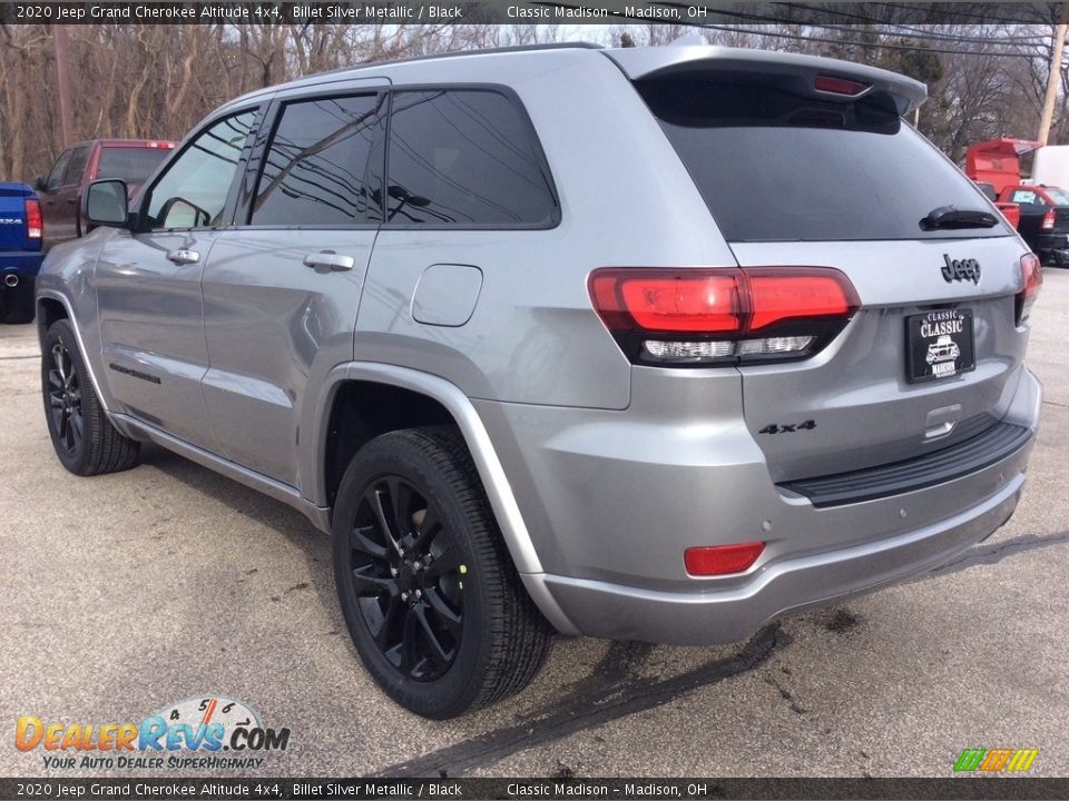 2020 Jeep Grand Cherokee Altitude 4x4 Billet Silver Metallic / Black Photo #7