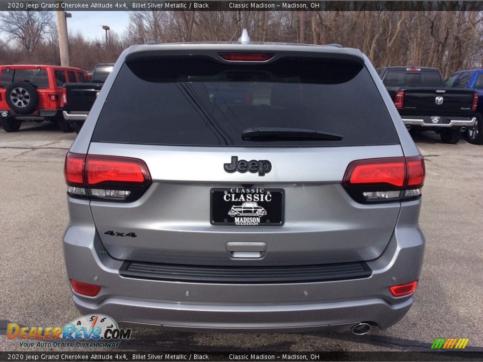2020 Jeep Grand Cherokee Altitude 4x4 Billet Silver Metallic / Black Photo #8