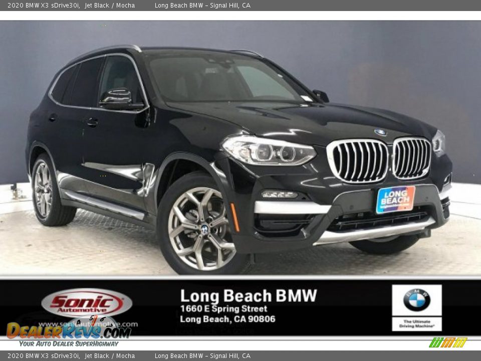 2020 BMW X3 sDrive30i Jet Black / Mocha Photo #1