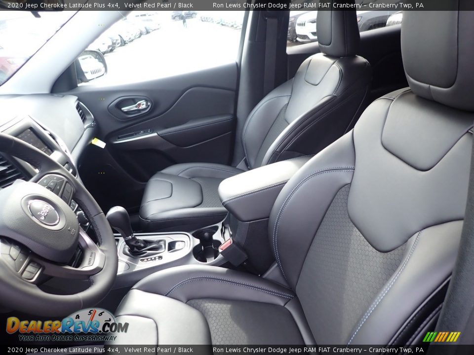 2020 Jeep Cherokee Latitude Plus 4x4 Velvet Red Pearl / Black Photo #13