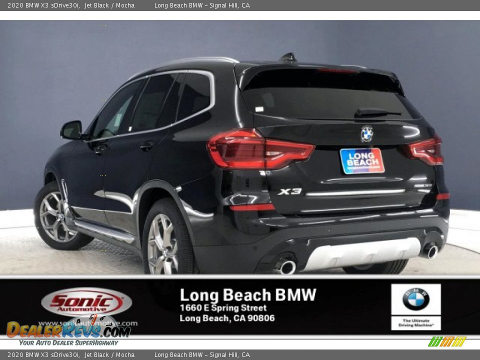 2020 BMW X3 sDrive30i Jet Black / Mocha Photo #2