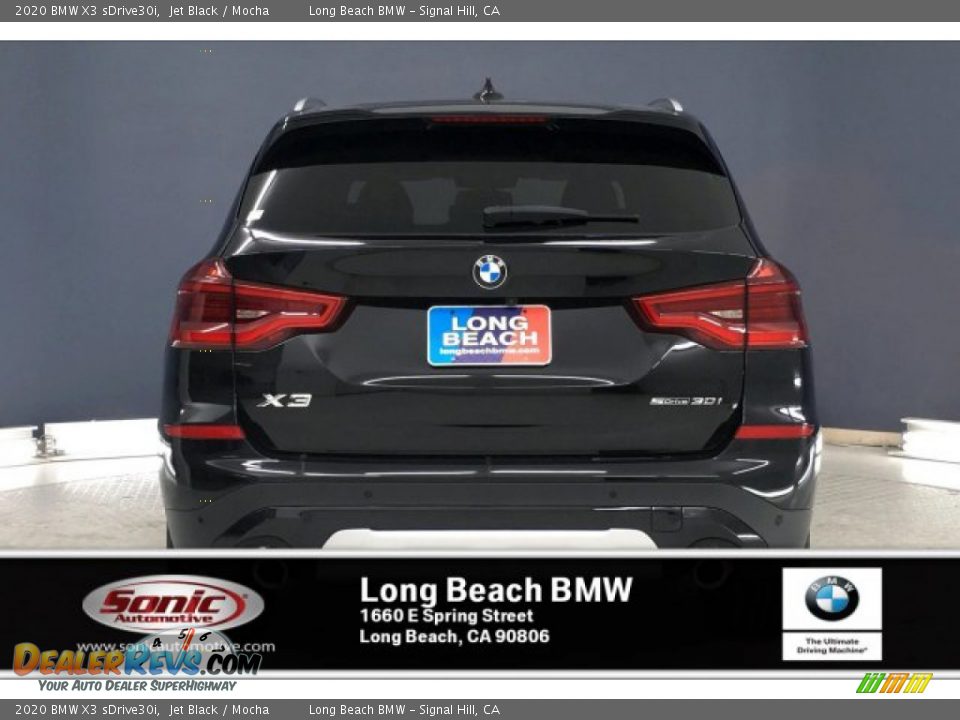 2020 BMW X3 sDrive30i Jet Black / Mocha Photo #3