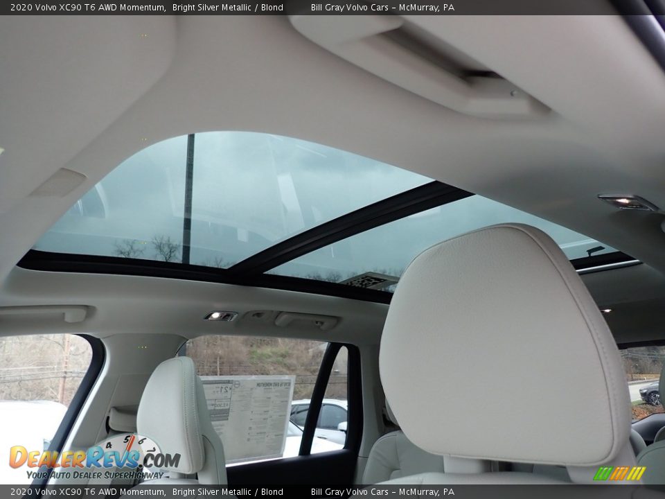 Sunroof of 2020 Volvo XC90 T6 AWD Momentum Photo #11