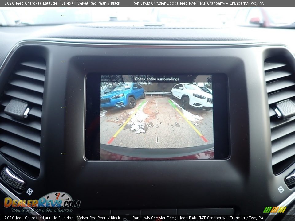 2020 Jeep Cherokee Latitude Plus 4x4 Velvet Red Pearl / Black Photo #17