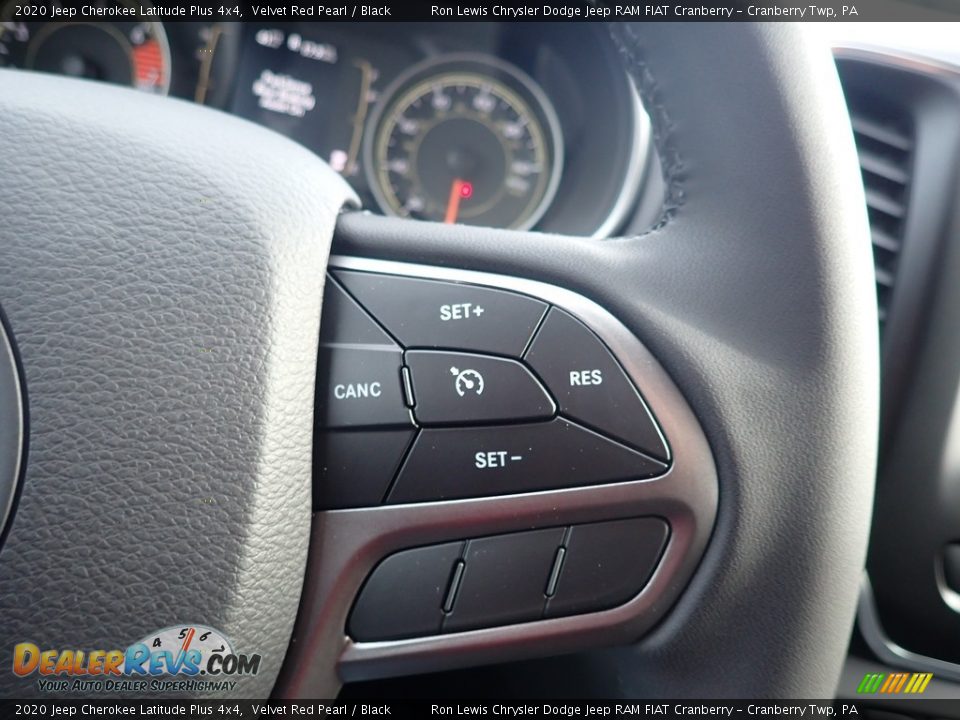 2020 Jeep Cherokee Latitude Plus 4x4 Velvet Red Pearl / Black Photo #18