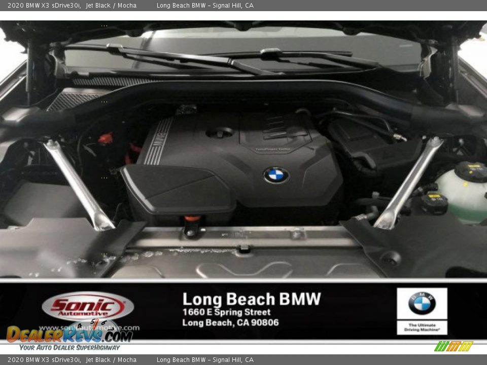 2020 BMW X3 sDrive30i Jet Black / Mocha Photo #8