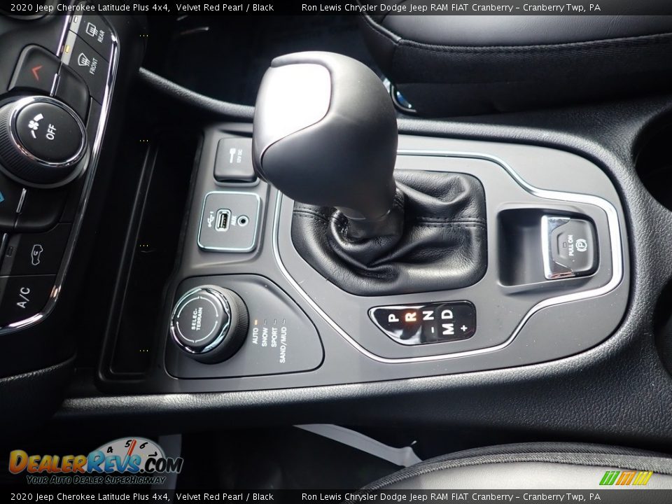 2020 Jeep Cherokee Latitude Plus 4x4 Velvet Red Pearl / Black Photo #20