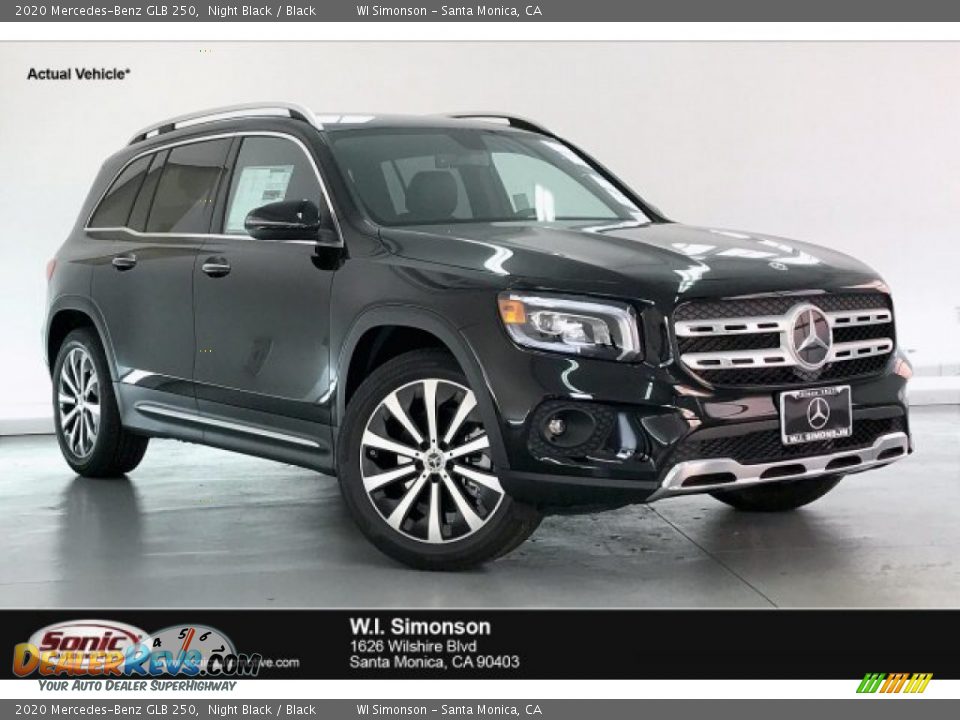 2020 Mercedes-Benz GLB 250 Night Black / Black Photo #1