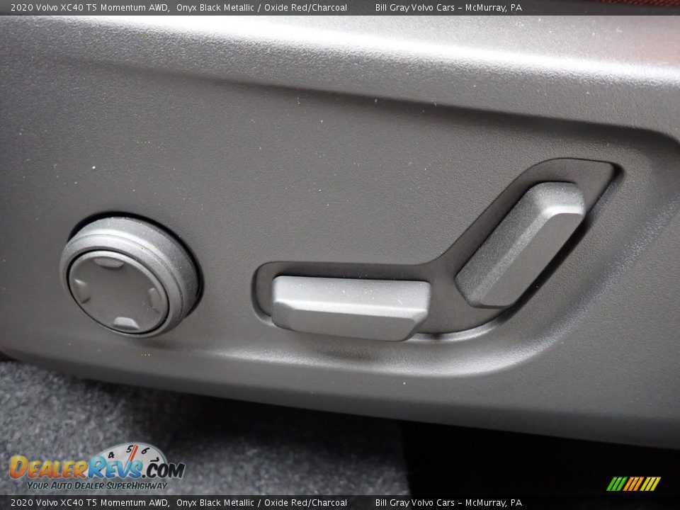 2020 Volvo XC40 T5 Momentum AWD Onyx Black Metallic / Oxide Red/Charcoal Photo #12