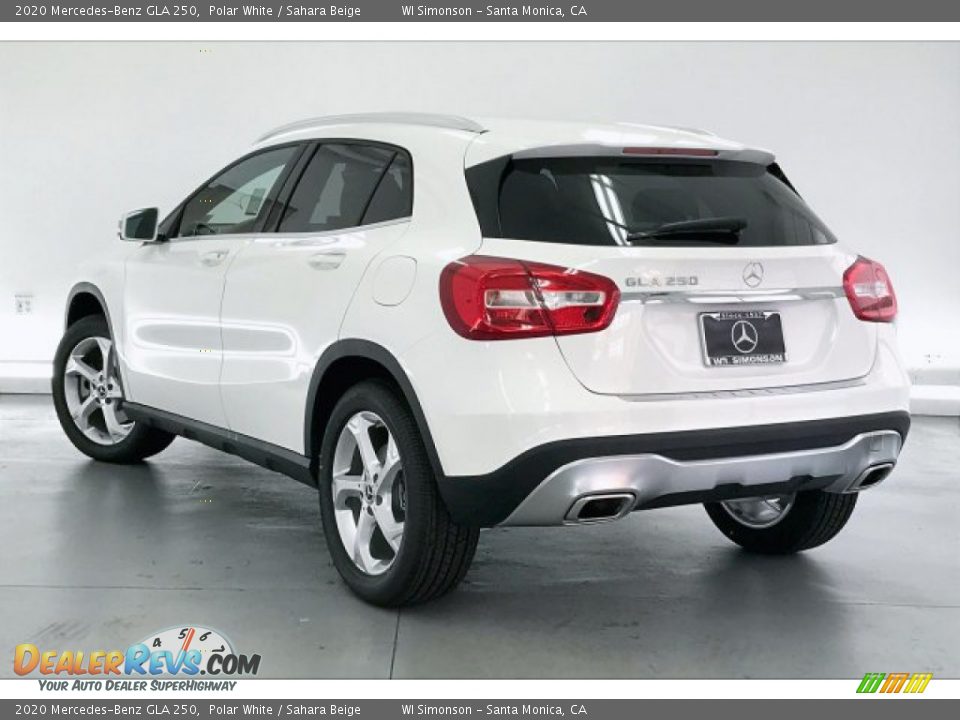2020 Mercedes-Benz GLA 250 Polar White / Sahara Beige Photo #2