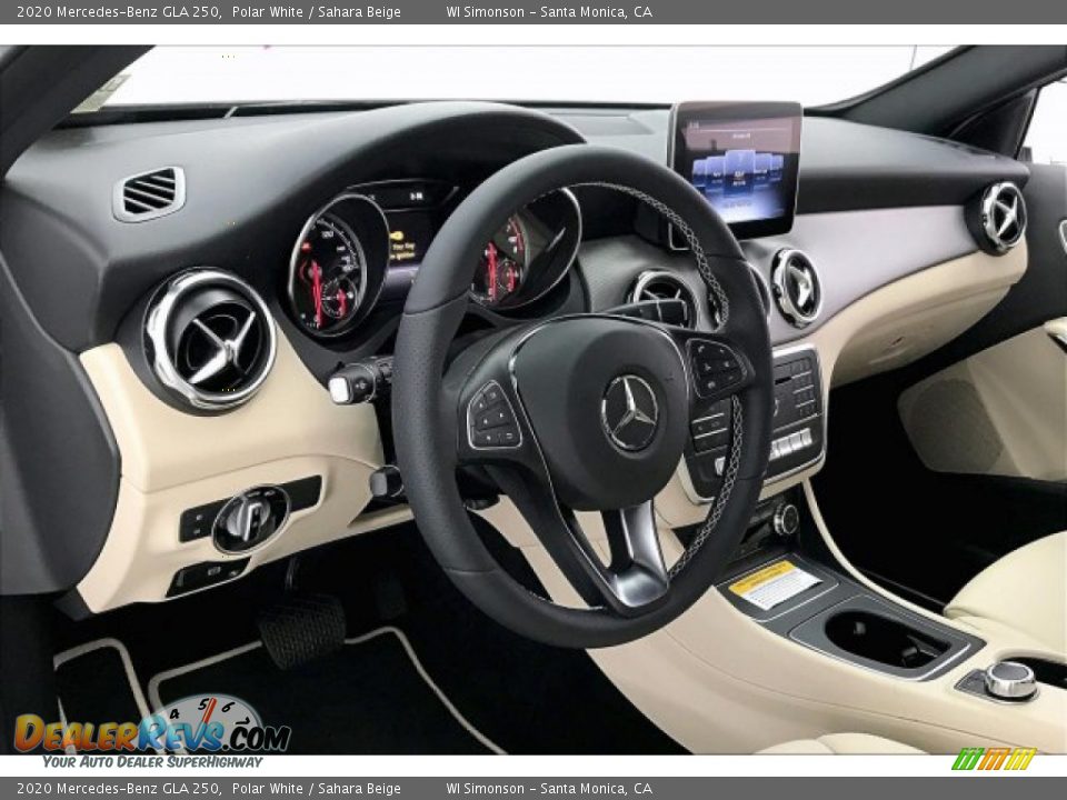 2020 Mercedes-Benz GLA 250 Polar White / Sahara Beige Photo #4