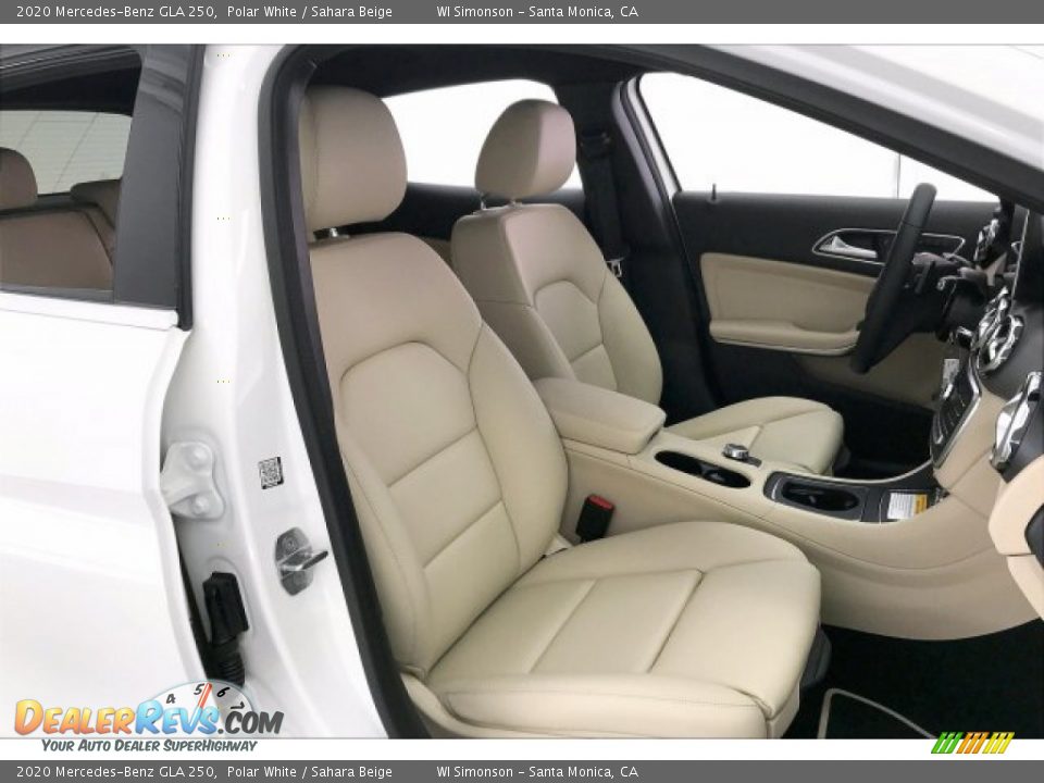 2020 Mercedes-Benz GLA 250 Polar White / Sahara Beige Photo #5