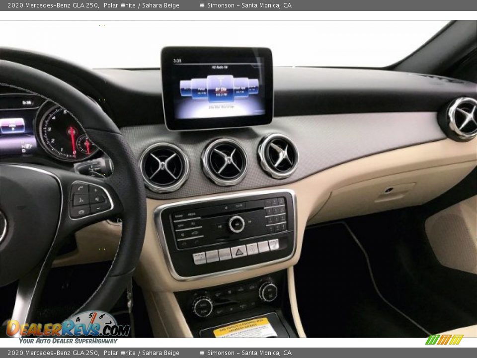 2020 Mercedes-Benz GLA 250 Polar White / Sahara Beige Photo #6