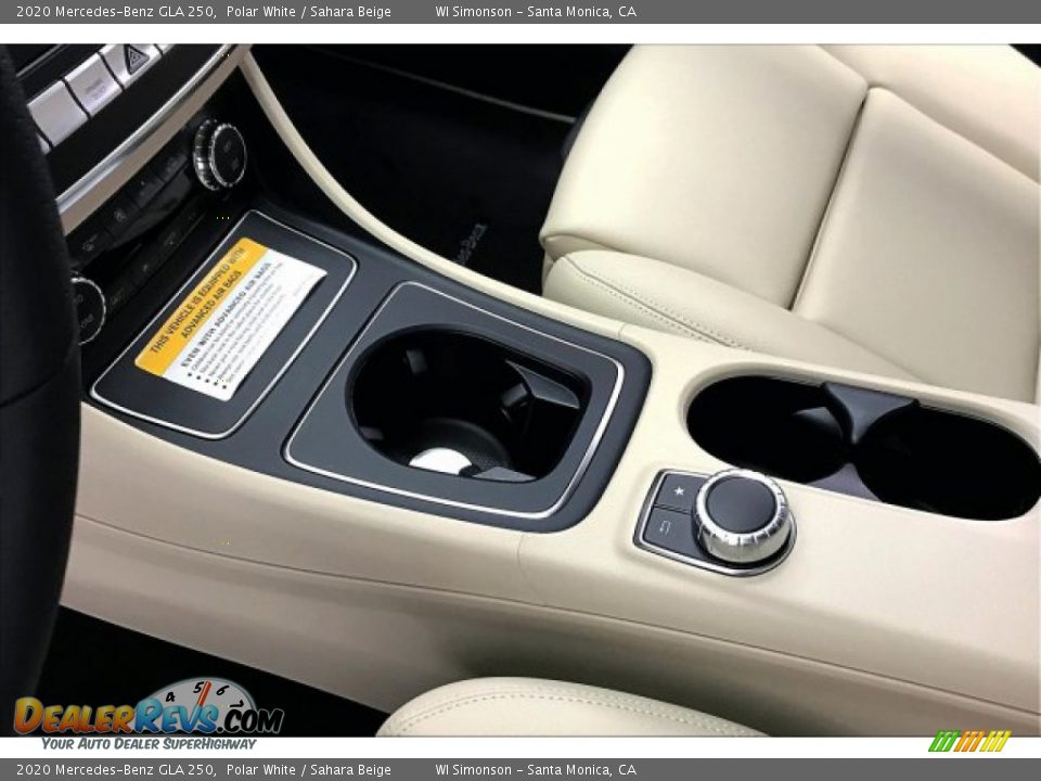 2020 Mercedes-Benz GLA 250 Polar White / Sahara Beige Photo #7