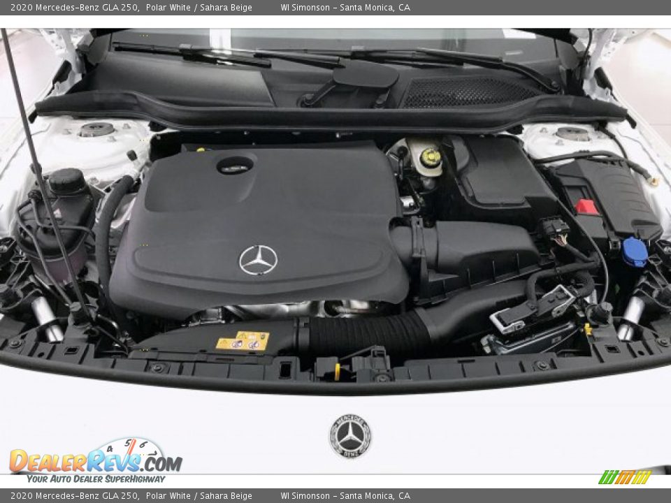 2020 Mercedes-Benz GLA 250 Polar White / Sahara Beige Photo #8