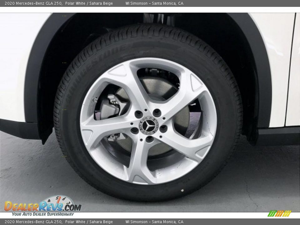 2020 Mercedes-Benz GLA 250 Polar White / Sahara Beige Photo #9