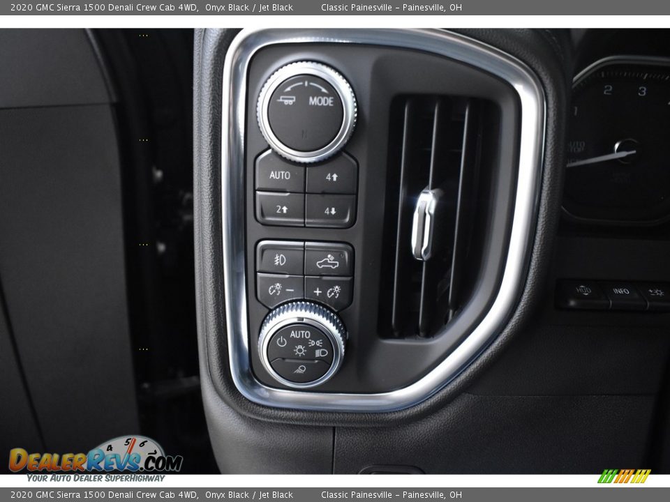 2020 GMC Sierra 1500 Denali Crew Cab 4WD Onyx Black / Jet Black Photo #10