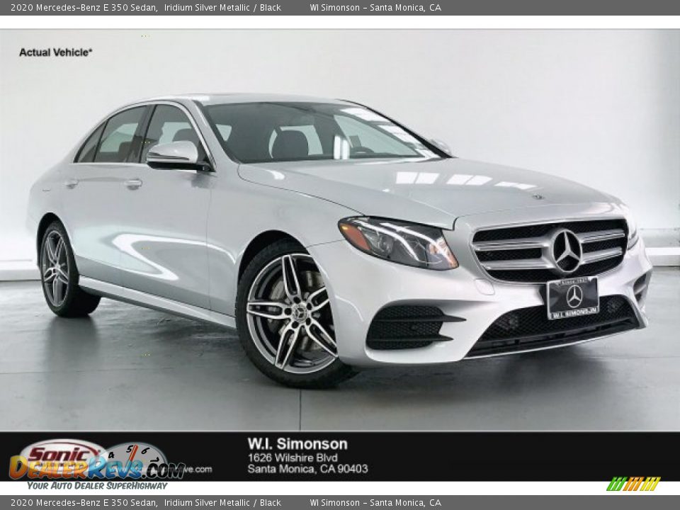 2020 Mercedes-Benz E 350 Sedan Iridium Silver Metallic / Black Photo #1