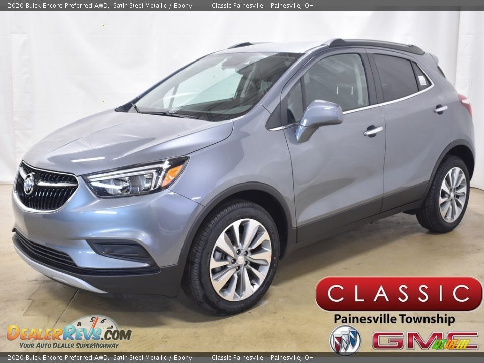 2020 Buick Encore Preferred AWD Satin Steel Metallic / Ebony Photo #1
