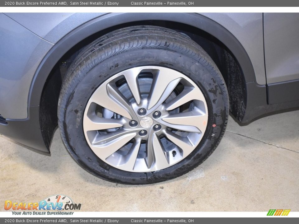 2020 Buick Encore Preferred AWD Satin Steel Metallic / Ebony Photo #5