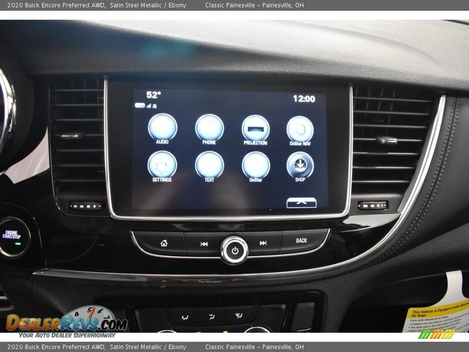 2020 Buick Encore Preferred AWD Satin Steel Metallic / Ebony Photo #8