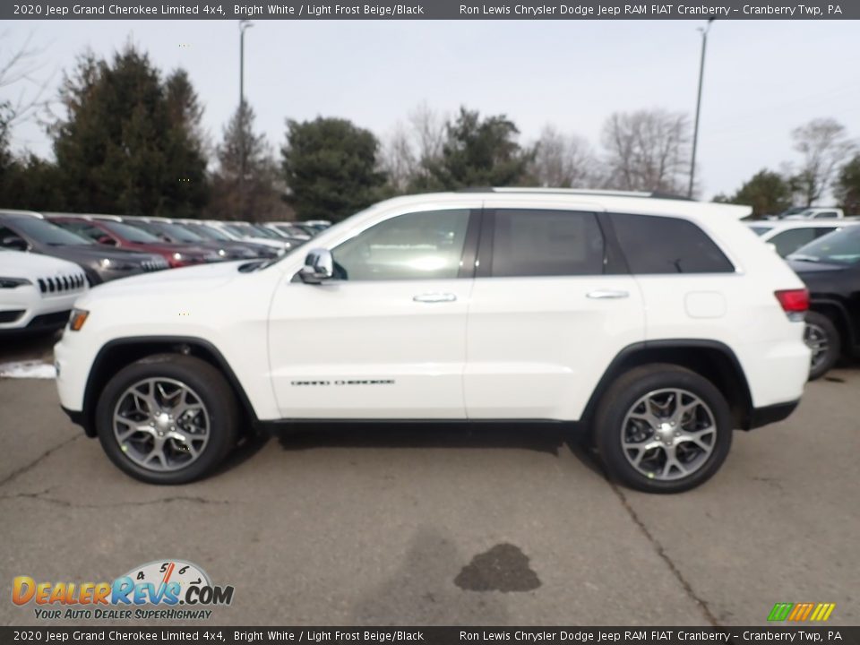 2020 Jeep Grand Cherokee Limited 4x4 Bright White / Light Frost Beige/Black Photo #2