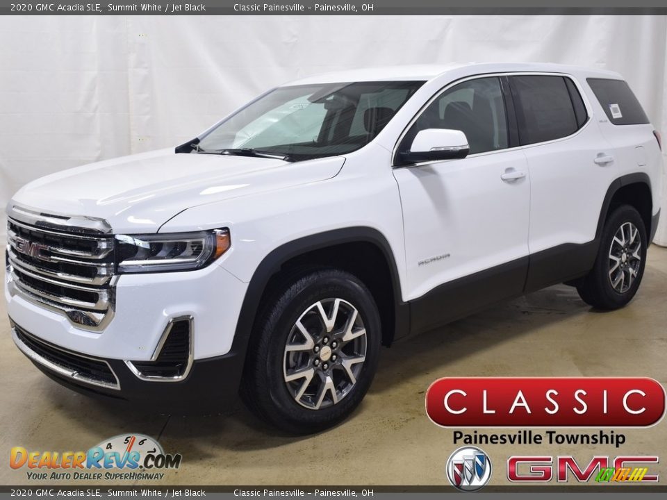 2020 GMC Acadia SLE Summit White / Jet Black Photo #1