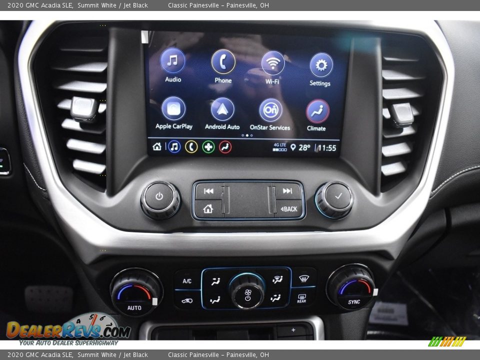2020 GMC Acadia SLE Summit White / Jet Black Photo #2