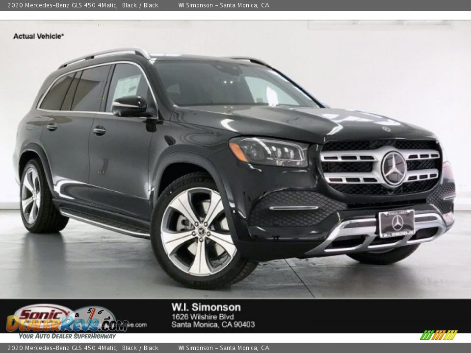 2020 Mercedes-Benz GLS 450 4Matic Black / Black Photo #1