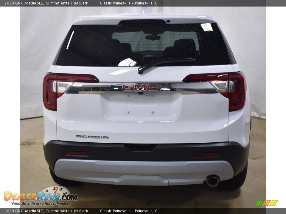 2020 GMC Acadia SLE Summit White / Jet Black Photo #8