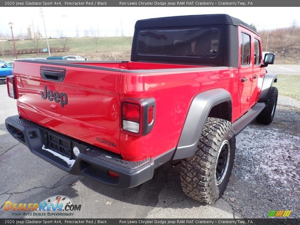 2020 Jeep Gladiator Sport 4x4 Firecracker Red / Black Photo #5