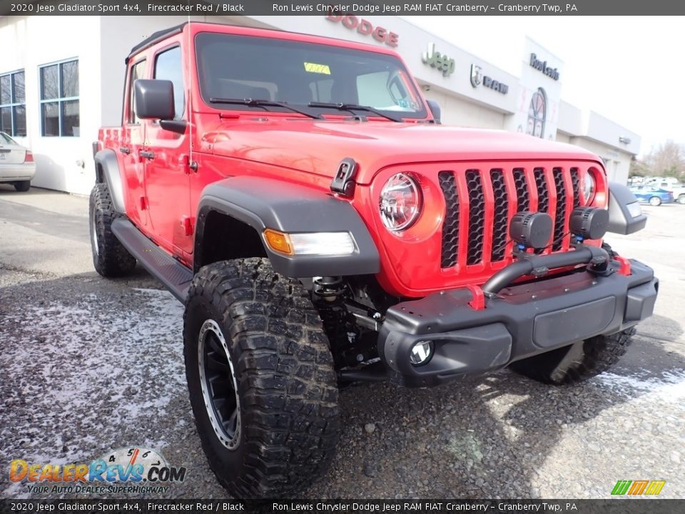 2020 Jeep Gladiator Sport 4x4 Firecracker Red / Black Photo #6