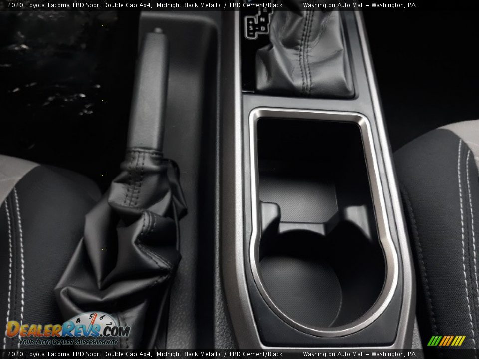 2020 Toyota Tacoma TRD Sport Double Cab 4x4 Midnight Black Metallic / TRD Cement/Black Photo #18