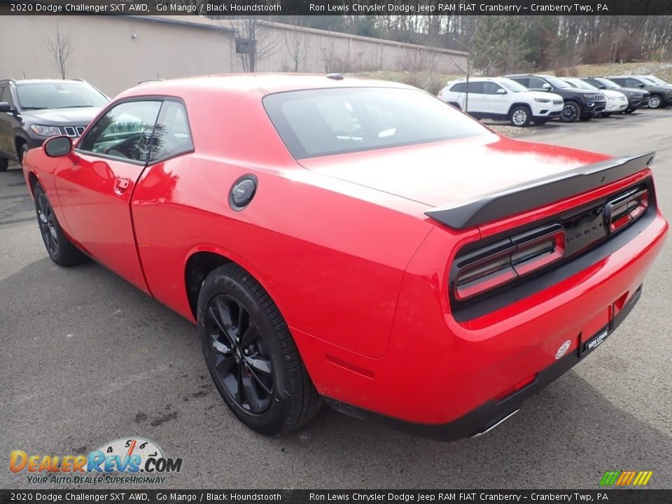 2020 Dodge Challenger SXT AWD Go Mango / Black Houndstooth Photo #3