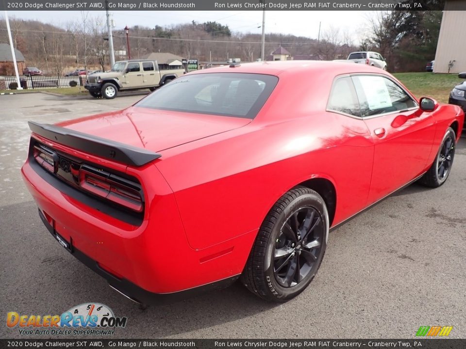 2020 Dodge Challenger SXT AWD Go Mango / Black Houndstooth Photo #5