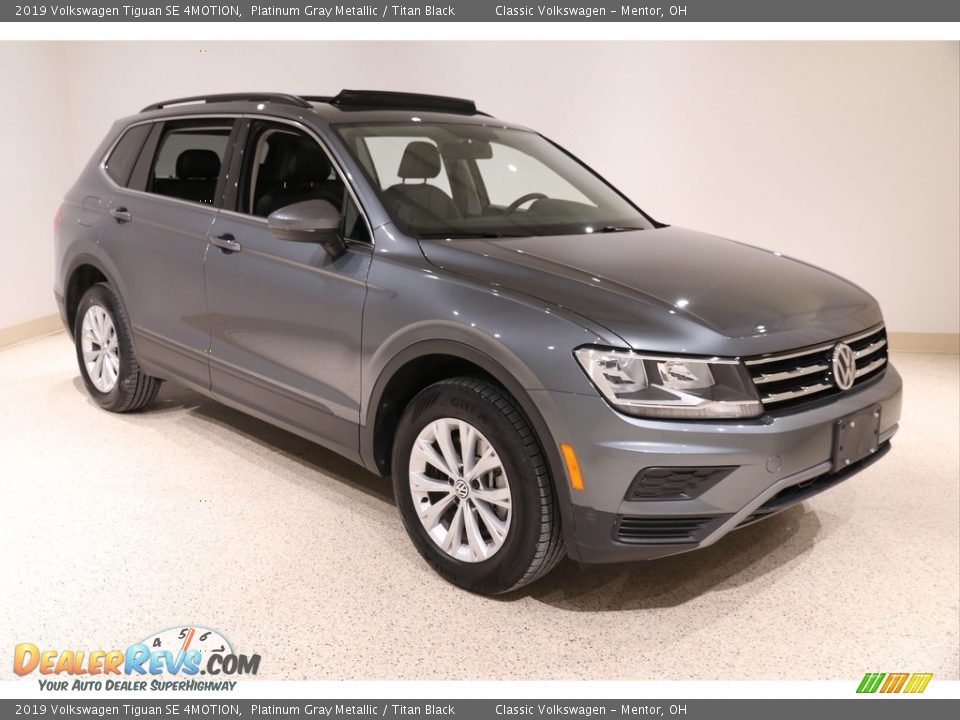 2019 Volkswagen Tiguan SE 4MOTION Platinum Gray Metallic / Titan Black Photo #1