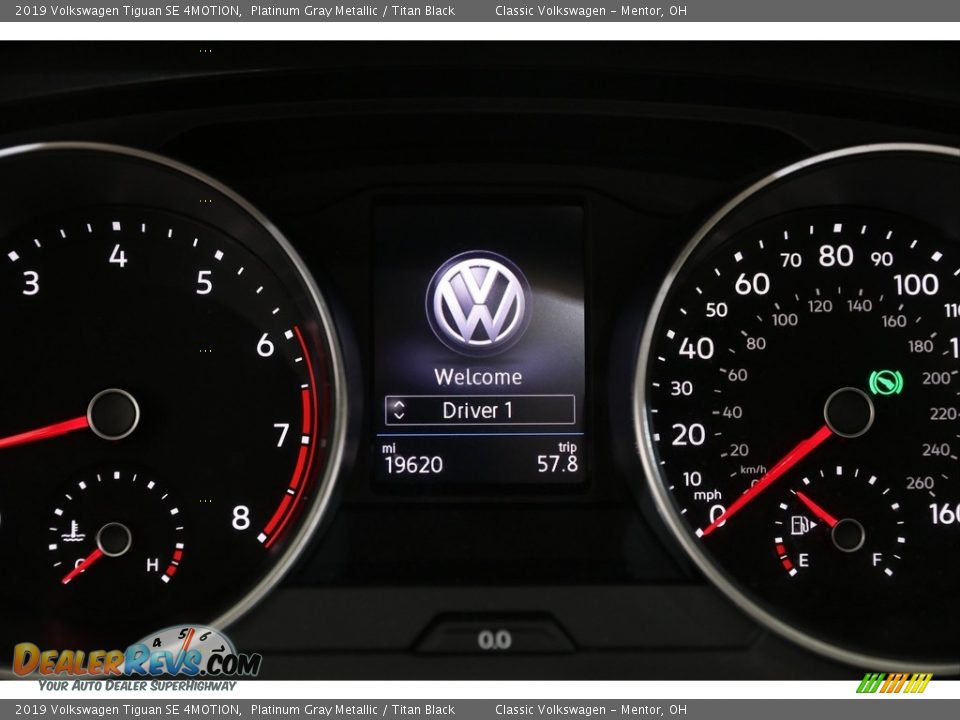 2019 Volkswagen Tiguan SE 4MOTION Platinum Gray Metallic / Titan Black Photo #7