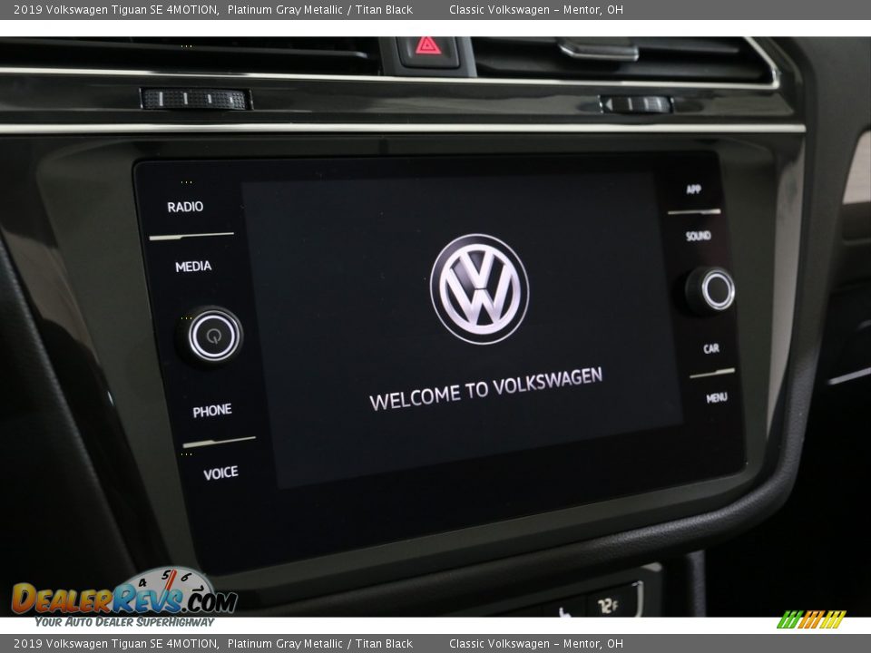 2019 Volkswagen Tiguan SE 4MOTION Platinum Gray Metallic / Titan Black Photo #9