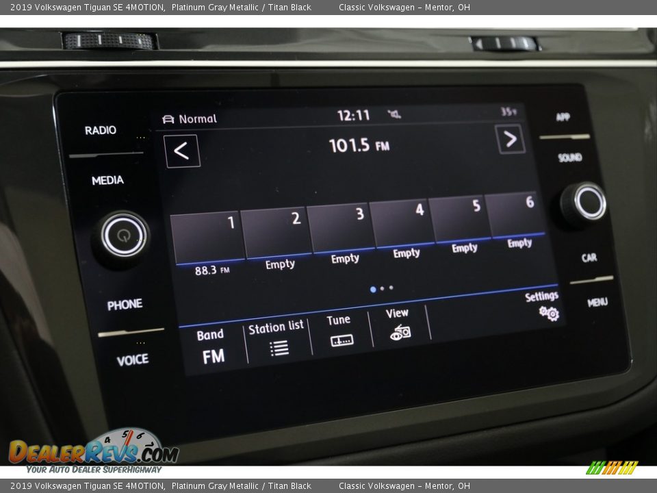 2019 Volkswagen Tiguan SE 4MOTION Platinum Gray Metallic / Titan Black Photo #10