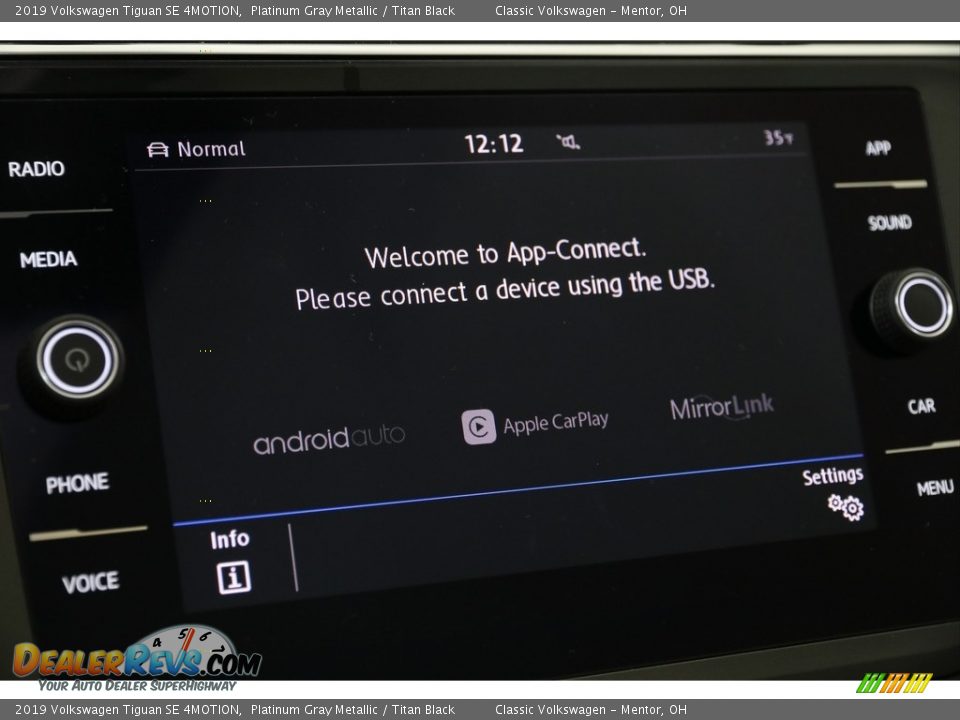 2019 Volkswagen Tiguan SE 4MOTION Platinum Gray Metallic / Titan Black Photo #12