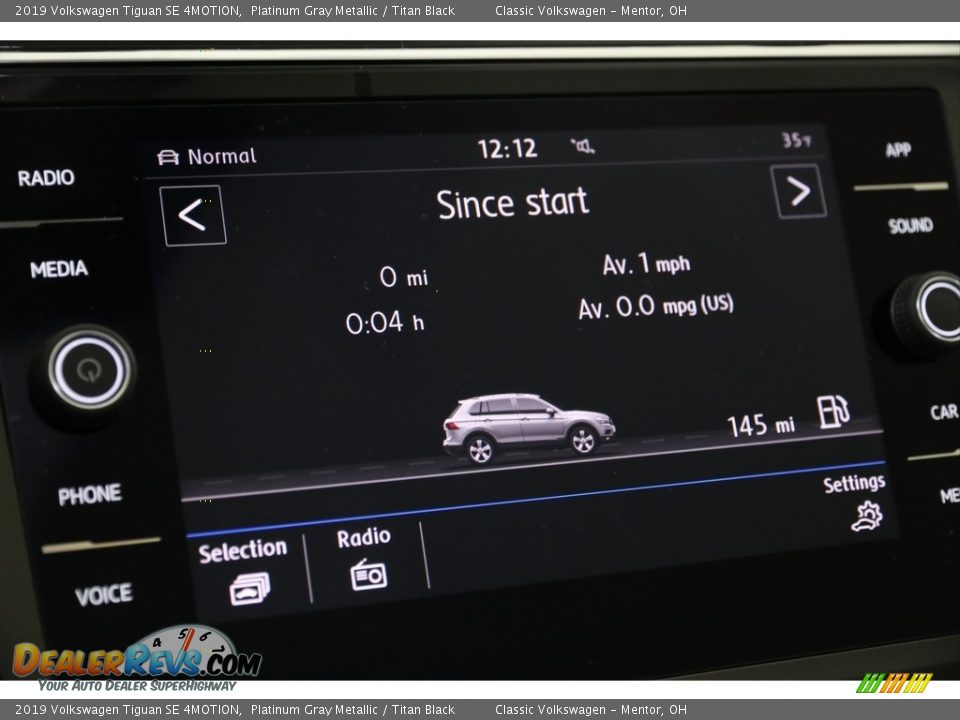 2019 Volkswagen Tiguan SE 4MOTION Platinum Gray Metallic / Titan Black Photo #13