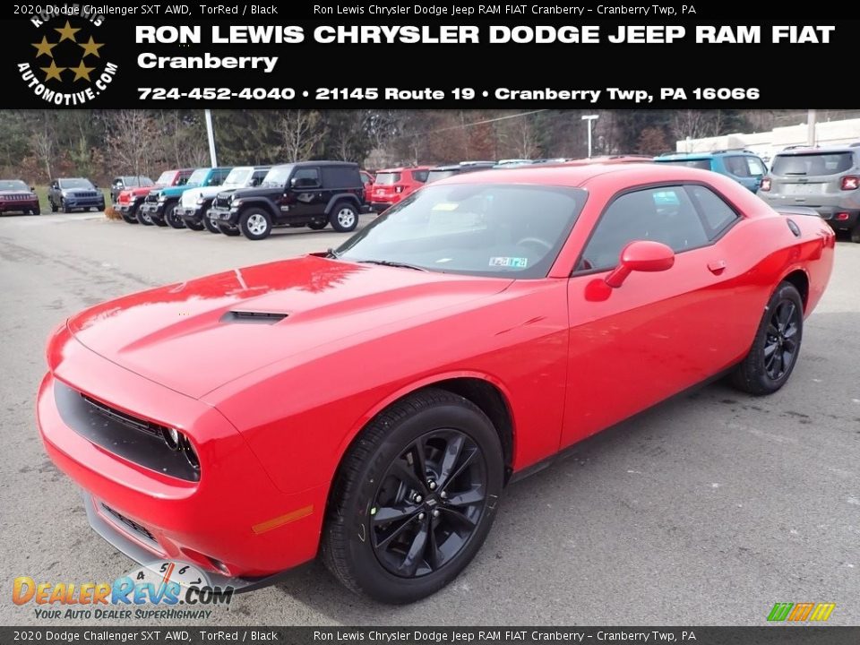 2020 Dodge Challenger SXT AWD TorRed / Black Photo #1